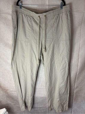 Cato Light Taupe Drawstring Joggers
